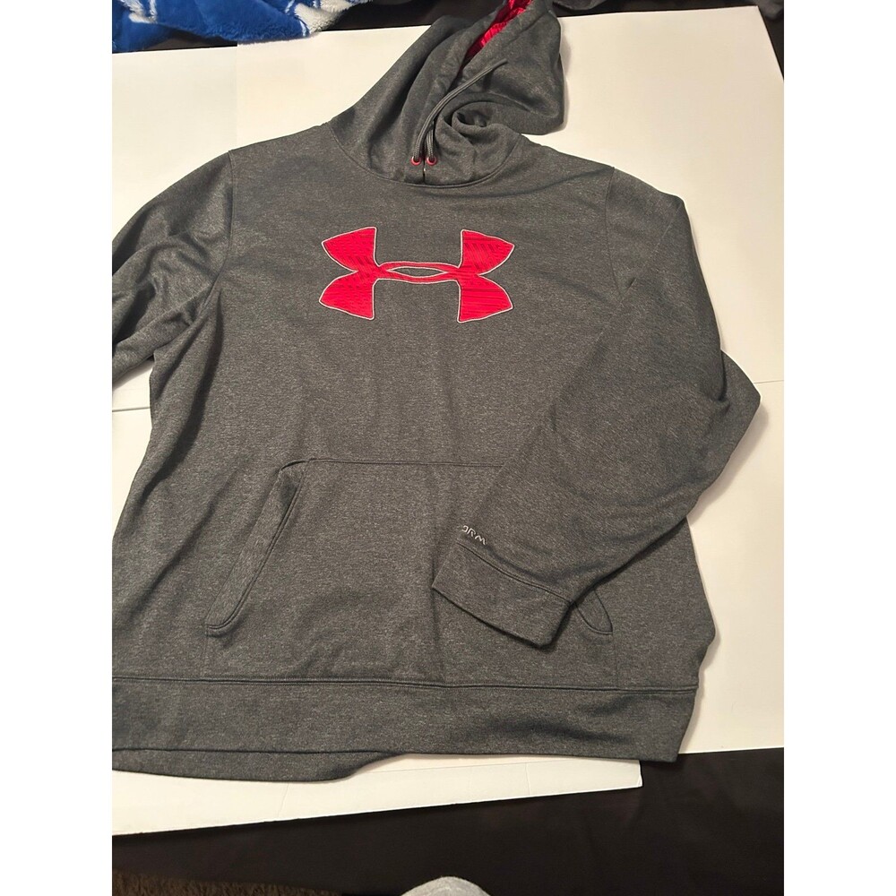 Under Armour Men’s Storm Rival Fleece Hoodie - Heather Charcoal - XL